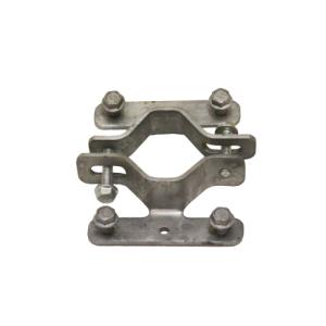 Skylthållar klammer dubbelsidig 60 mm för stolprör 60 mm diameter